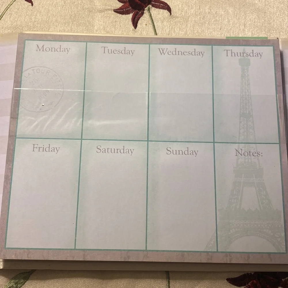NEW Weekly Organizer Journal Set - Paris Design